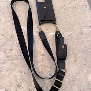 Bandolier phone case for 14 Pro Max iPhone also includes Lana lipstick strap